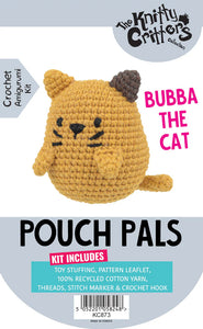 Knitty Critters Pouch Pals - Bubba The Cat