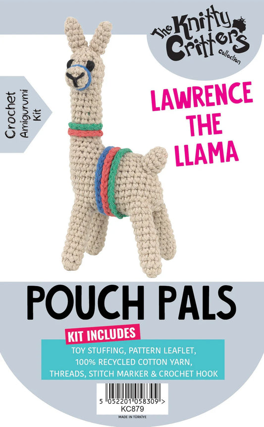 Knitty Critters Pouch Pals - Lawrence The Llama