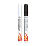 Royal & Langnickel 2mm Reversible Tip Acrylic Markers Black & White Set 2pc