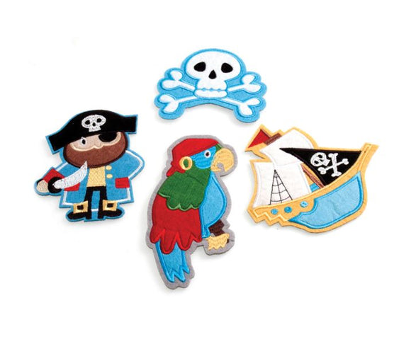 Iron & Sew on Motif - Pirate Themed Assorted