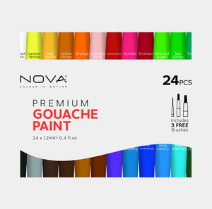 24pc Nova Premium Gouache Paint