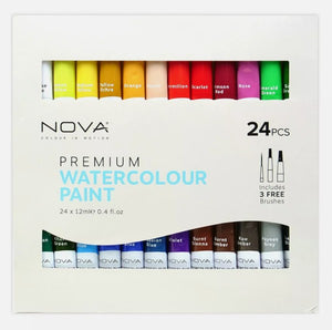 24pc Nova Premium Watercolour Paint