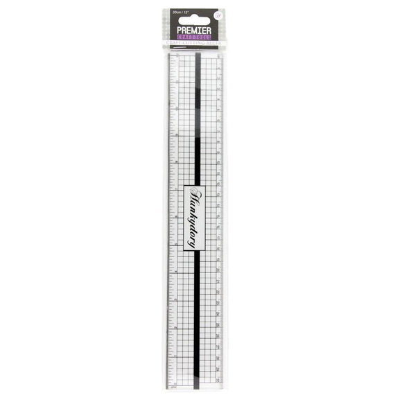 Premier Tools - Decimal/Inch Ruler with Metal Edge