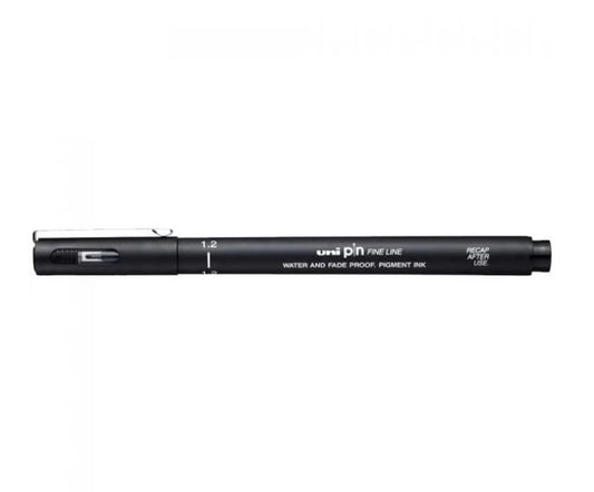 Uni Pin Fine Liner Black 1.2mm
