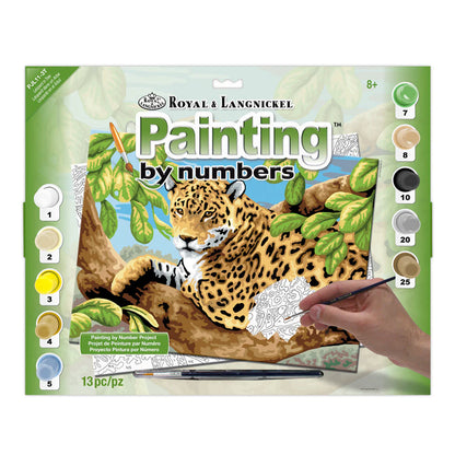 Paint By Numbers Leopard in Tree