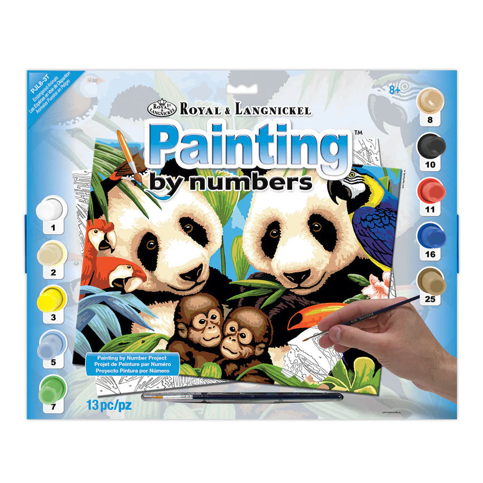 Paint By Numbers Endangered Animals