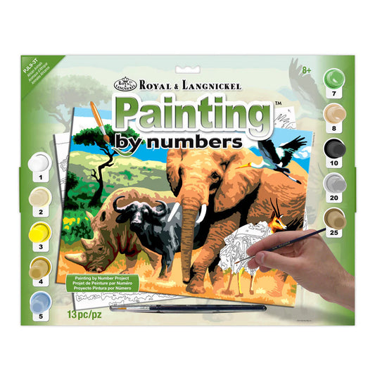 Paint By Numbers African Animals