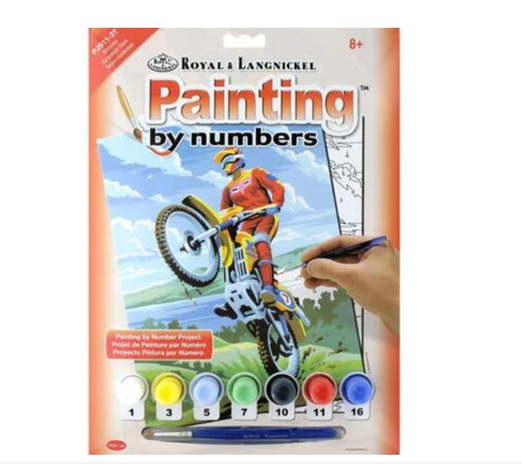 Paint By Numbers Motorcross