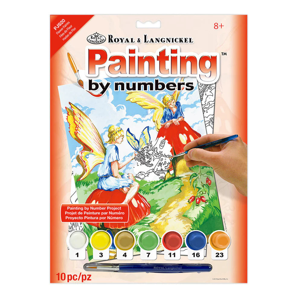 Paint By Numbers Flower Fairies