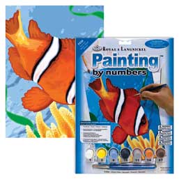 Paint By Numbers Clown Fish