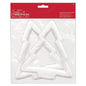 Create Christmas Polystyrene Trees (2 Pieces)