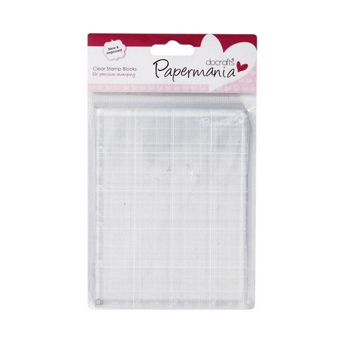 Clear Acrylic Stamp Block 4" x 5 1/4"