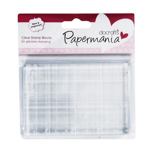 Clear Acrylic Stamp Block 2 3/4" x 4"