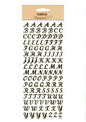 Habico Peel Off Stickers - Alphabet - Gold