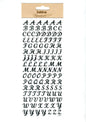 Habico Peel Off Stickers - Alphabet - Silver