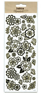 Habico Peel Off Stickers - Flowers - Gold