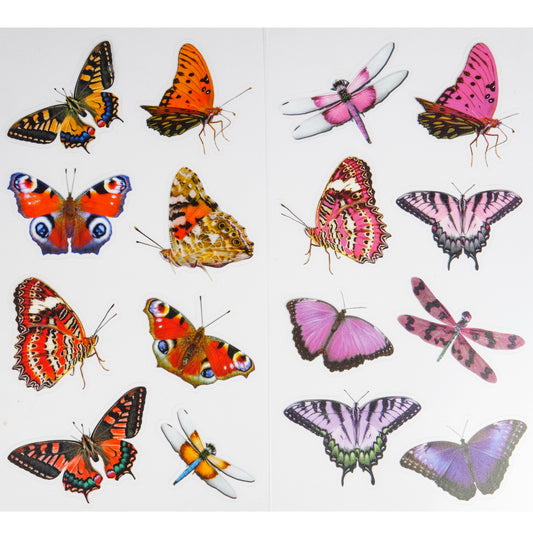 PVC Matt Stickers - Butterfly