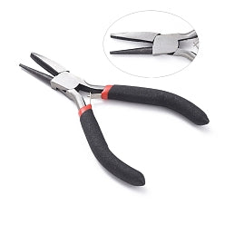 Carbon Steel Jewelry Pliers, Round Nose and Flat Forming Pliers