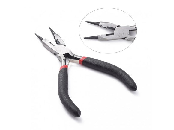 Carbon Steel Jewelry Pliers, Round Nose Pliers, Gunmetal