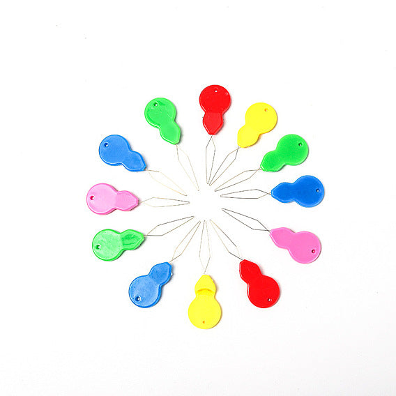 Plastic Needle Threader - 5 pack - Assorted Colours