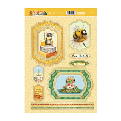Animal Antics Luxury Card Topper Sheet
