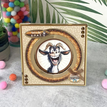 Farmyard Friends Luxury Card Topper Sheet