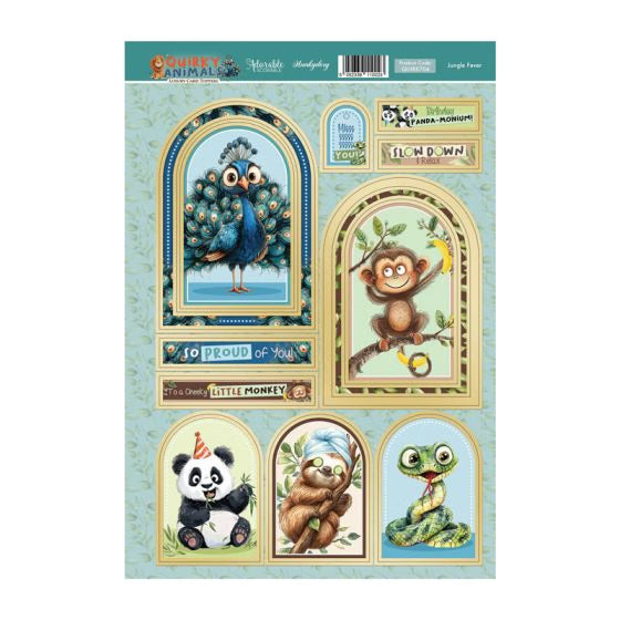Jungle Fever Luxury Card Topper Sheet