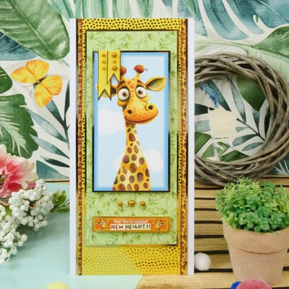 Safari Surprise Luxury Card Topper Sheet