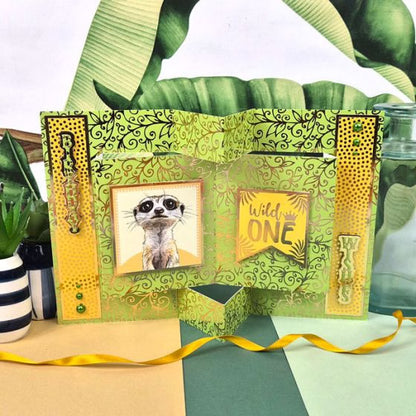Safari Surprise Luxury Card Topper Sheet