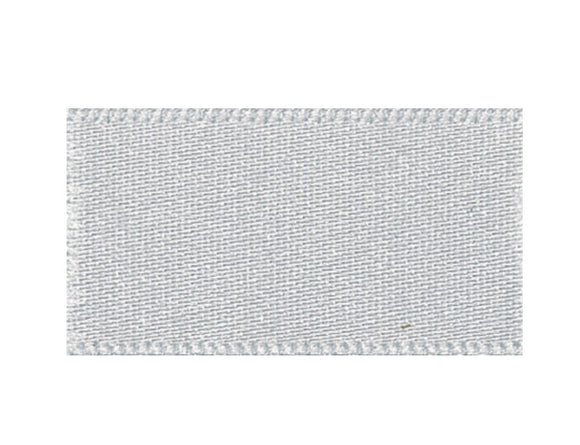 Ribbon Double Faced Satin 1m x 10mm Silver grey