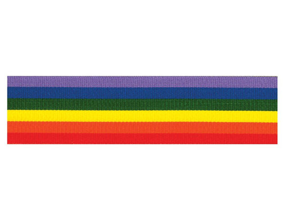 Berisfords Ribbon Rainbow 20m x 15mm