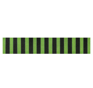 Berisfords 15mm Green Stripe Ribbon