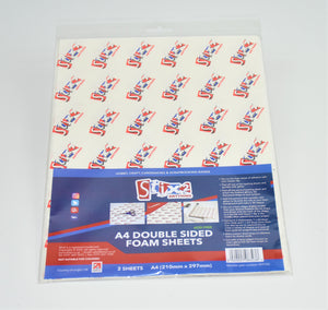 Double Sided A4 Sheets of Foam - 210mm x 297mm