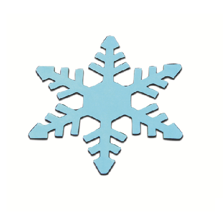 Die cut Snowflakes x 15 WHITE (Shape 277)