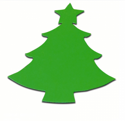 Die Cut Christmas Tree - Green