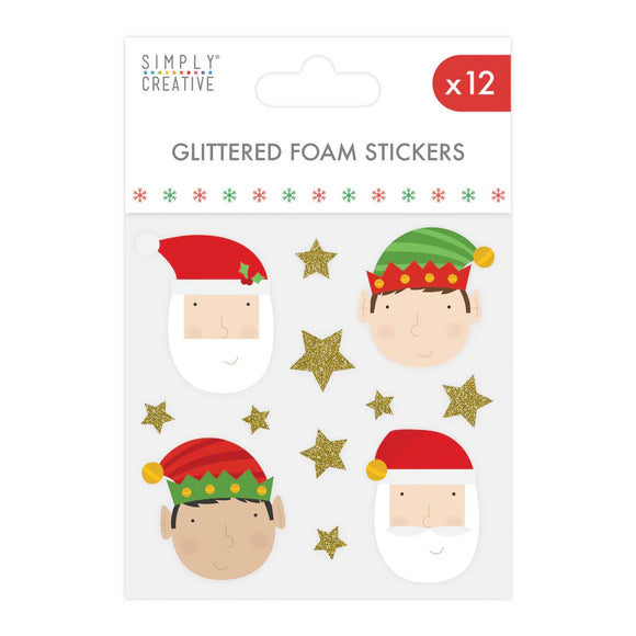 Glittered Foam Stickers - Characters