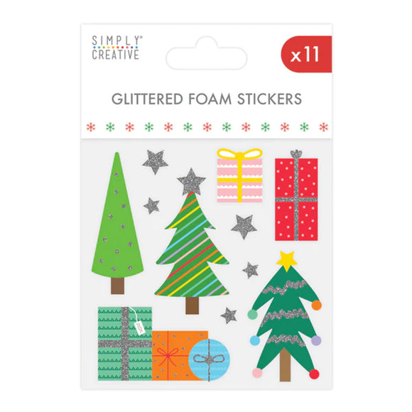 Glittered Foam Stickers - Images