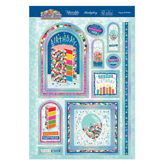 Happy Birthday Luxury Topper Set