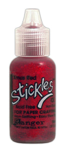 Ranger Stickles Glitter Glue Christmas Red 18ml