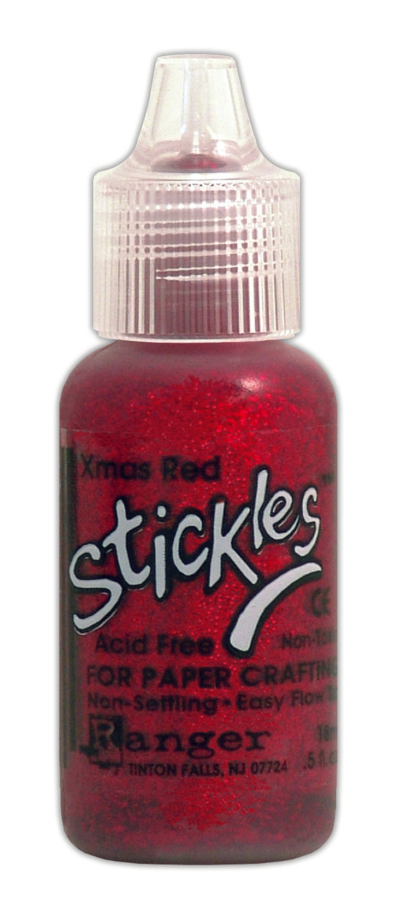 Ranger Stickles Glitter Glue Christmas Red 18ml