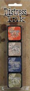 Ranger Tim Holtz Distress Mini Ink Pads 4pcs - Kit 5