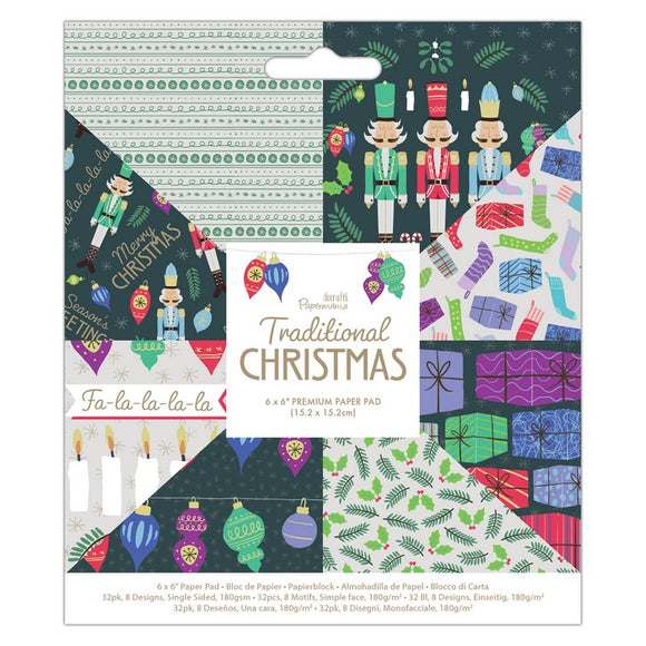 6x6 Paper Pack (32pk) - Traditional Christmas