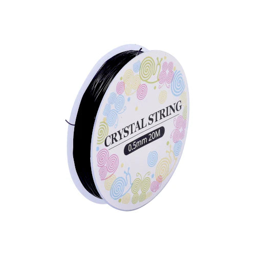 Strong Stretchy Beading Elastic Thread Black,0.5mm
