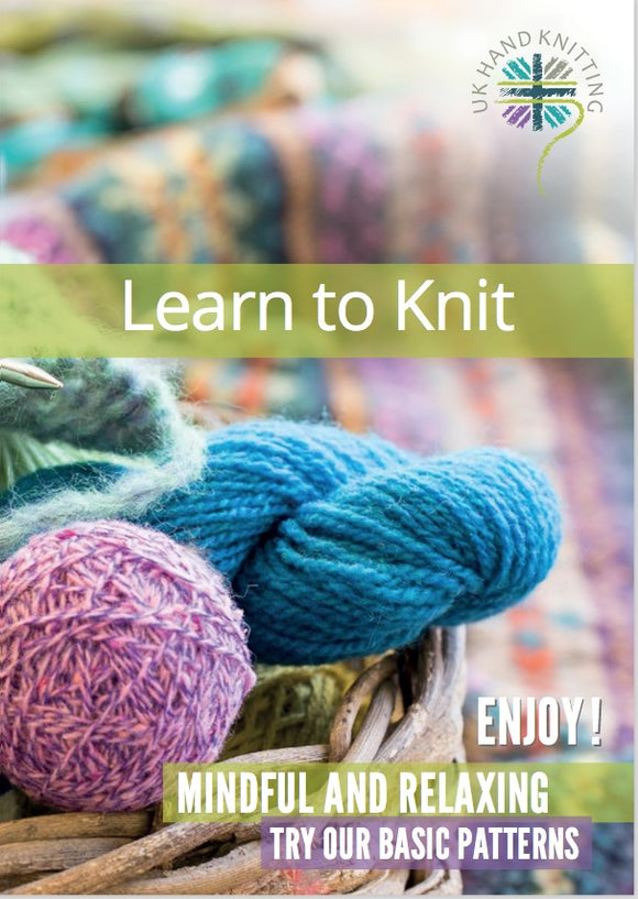 UK Hand knitting - Learn To Knitting Booklet