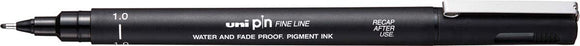 Uni Pin Fine Liner Black 1.0mm