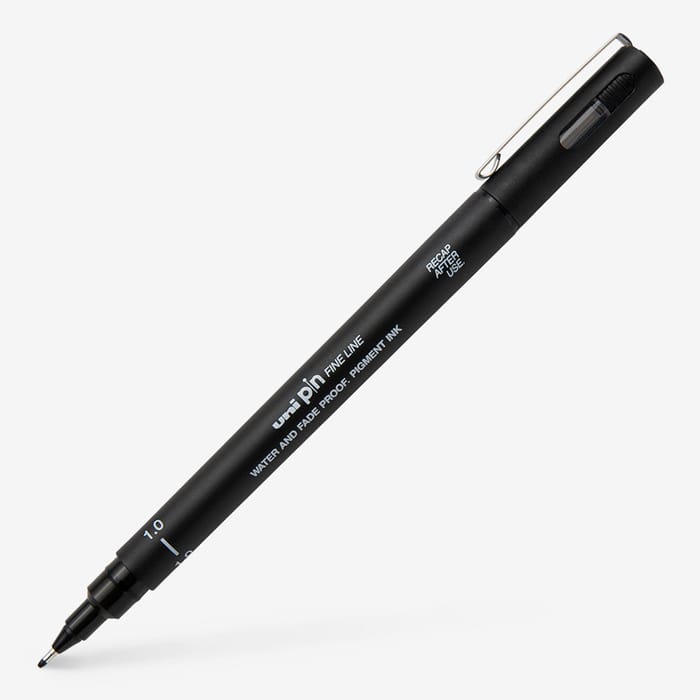Uni Pin Fine Liner Black 1.0mm