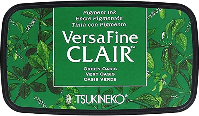 Tsukineko VersaFine Clair Green Oasis Ink Pad