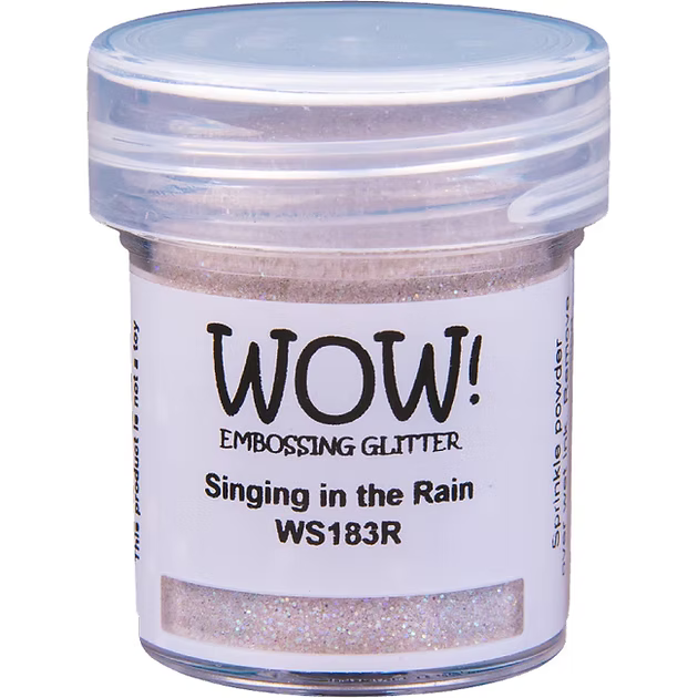 Embossing Powder Singing In The Rain