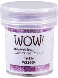 Embossing Powder Tickle