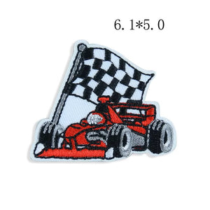 Iron & Sew on Motif - Race Car